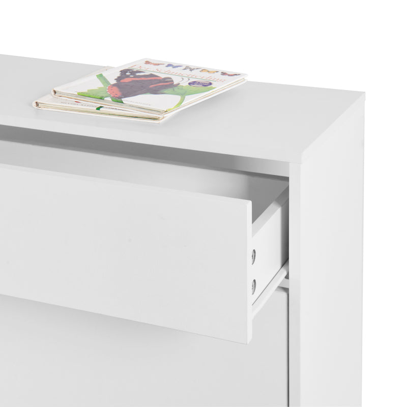 Modern Shoe Cabinet for Entryway with 2 Flip Drawers
