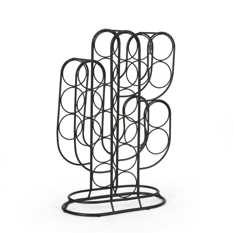 Sleek Wine Rack for Home Bar or Kitchen, Space-Saving