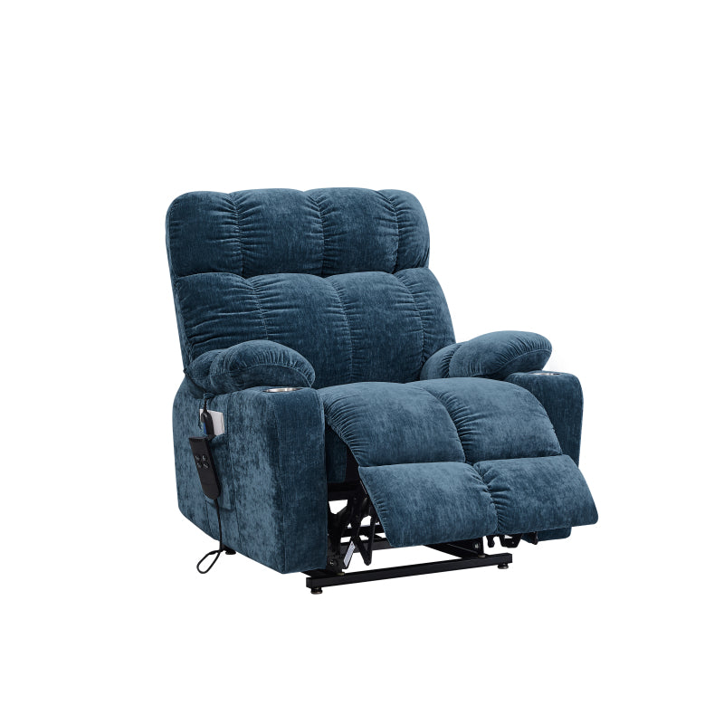 Liyasi Dual-Motor Lift Recliner for Seniors, Heat Massage