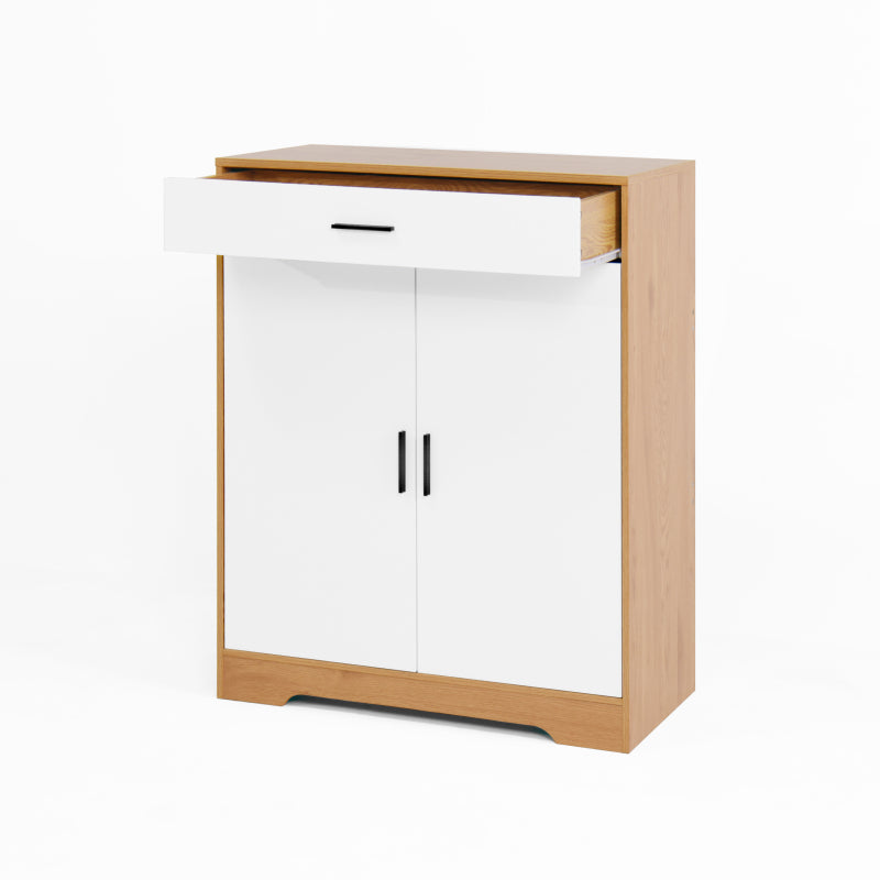 Modern Shoe Cabinet for Entryway with Adjustable Shelves