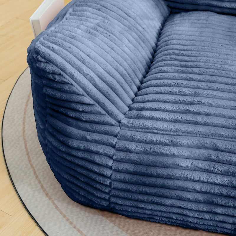 Cloud-Soft Bean Bag Chair for Living Room with Armrests