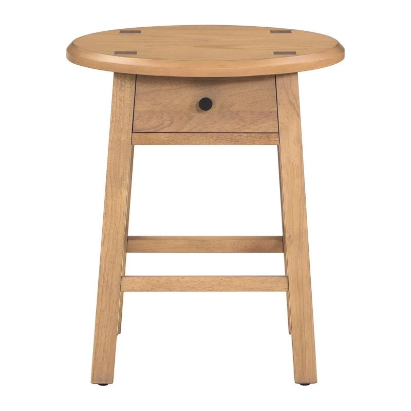 Parkridge Side Table for Living Room, Space-Saving