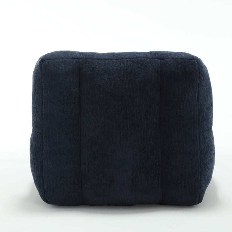 Modern Plush Bean Bag Chair for Living Room with Ottoman