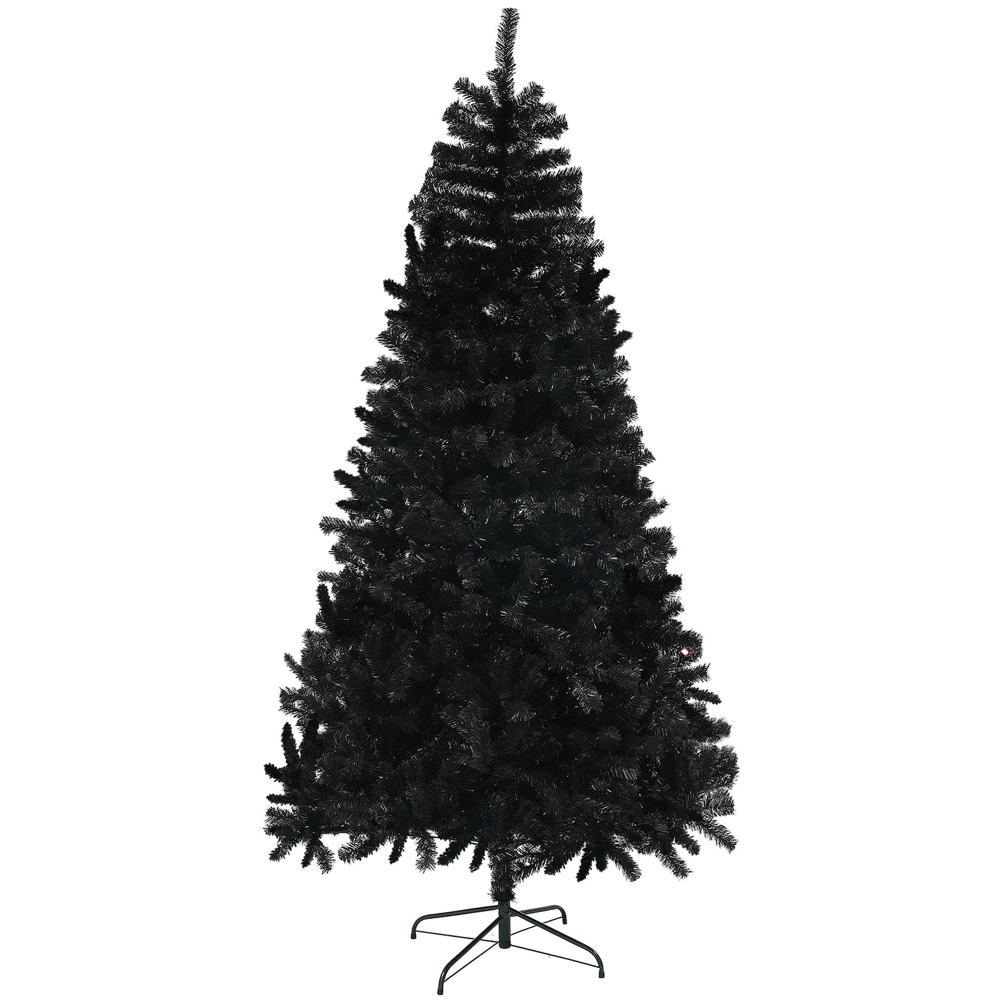 HOMCOM Black 9ft Christmas Tree for Holiday Decor, Auto-Open