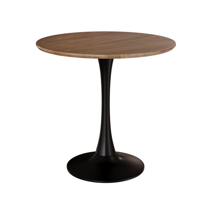 Mid-Century Round Tulip Dining Table for 2-4, Pedestal Base