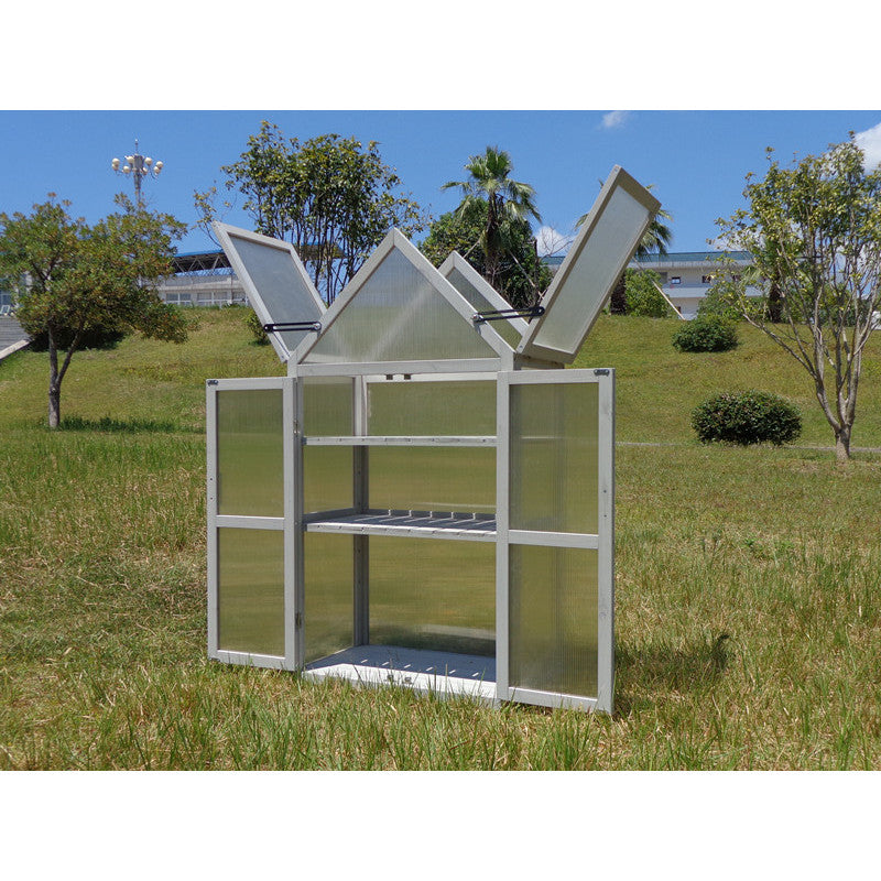 Space-Saving Tiered Mini Greenhouse Stand for Indoor/Outdoor