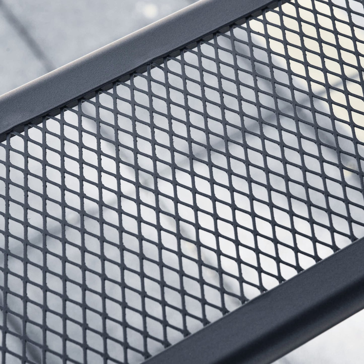 Outsunny Modern Grill Gazebo for Backyard BBQ, Side Shelves