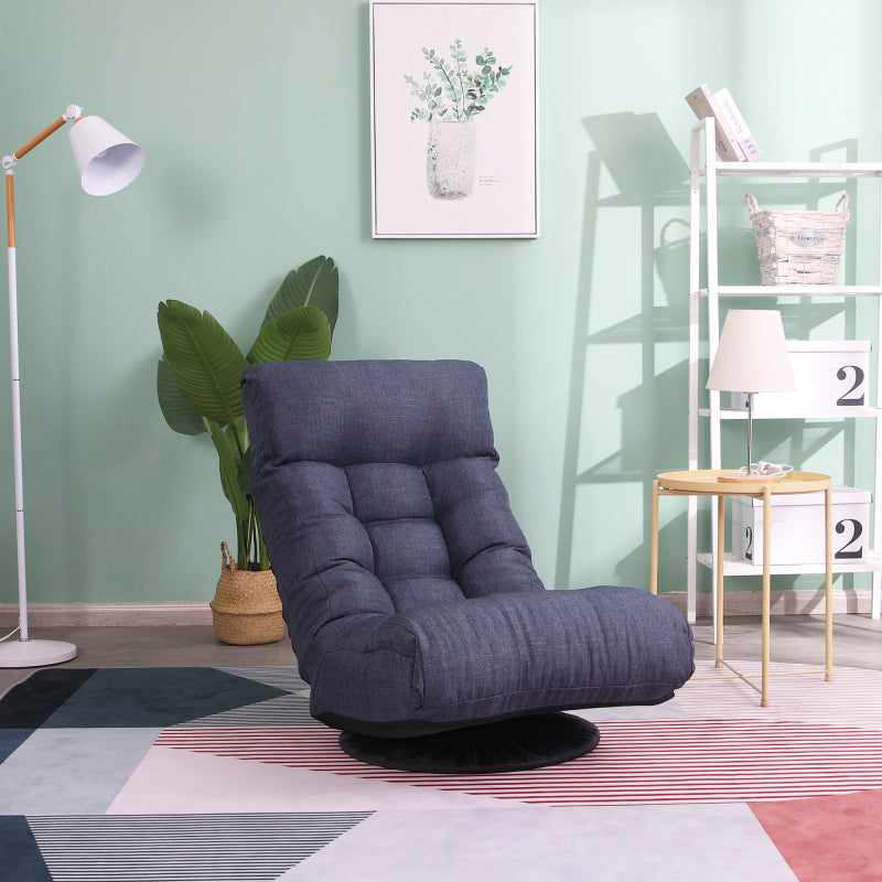 Japanese-Style Floor Chair for Balcony - Adjustable Recline