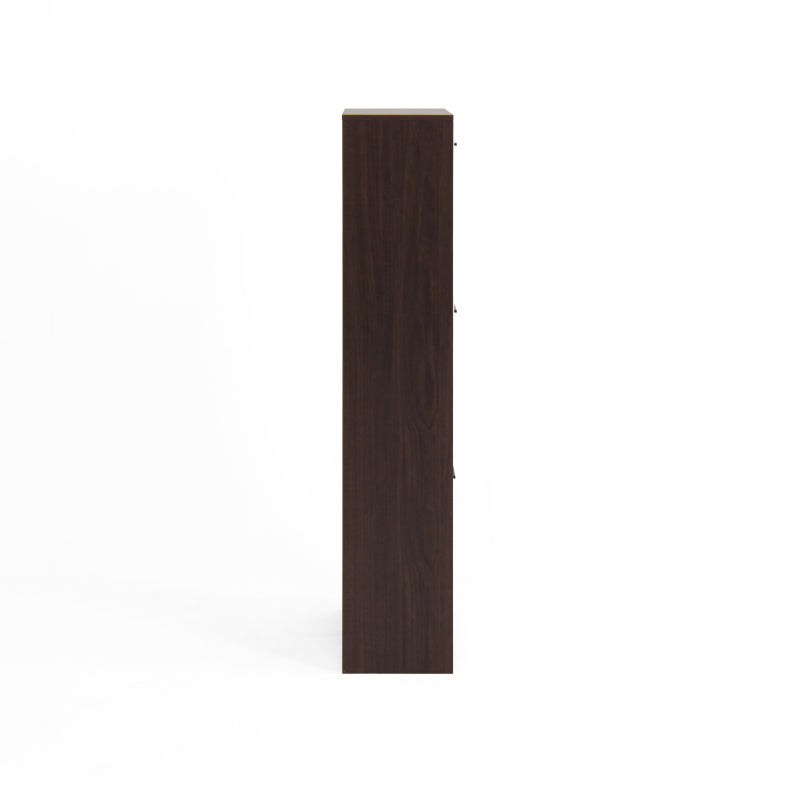 Modern Slim White Shoe Cabinet for Entryway, 3 Flip Drawers