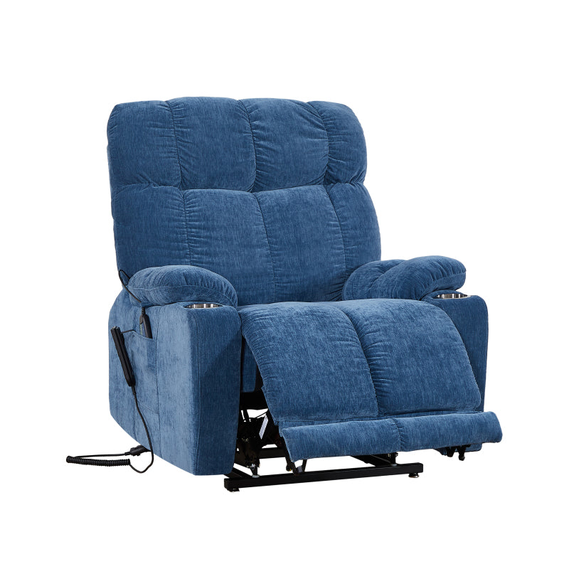 Liyasi Dual-Motor Lift Recliner for Seniors, Heat Massage