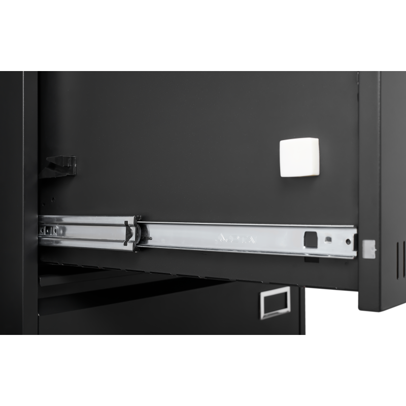 Sleek 3-Drawer Lateral File Cabinet for Home Office, Locking