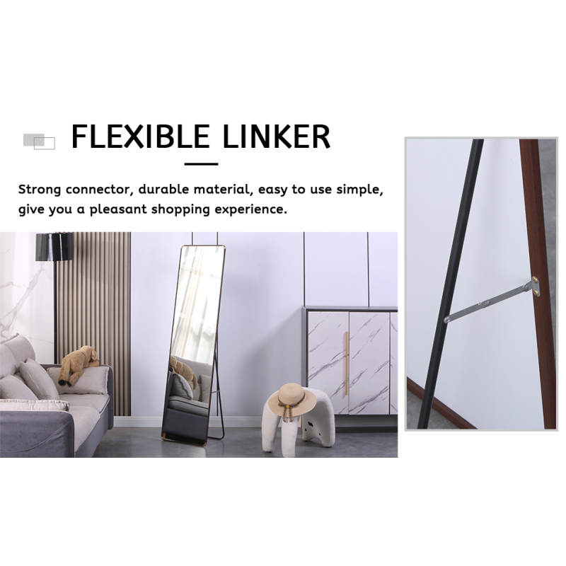 Modern Full-Length Mirror for Bedroom, 60x16 Stand/Wall
