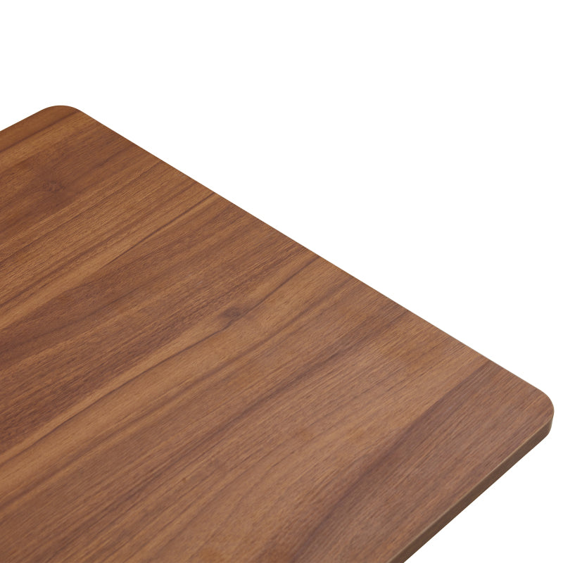 Modern Walnut Coffee Table, Living Room, Triangular Base