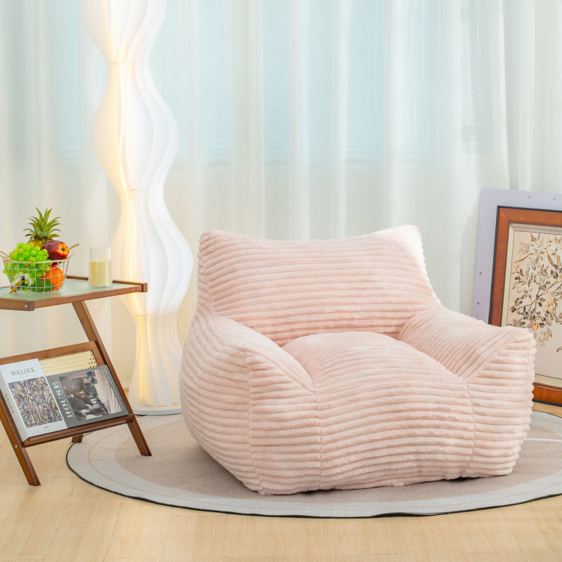 Cloud-Soft Bean Bag Chair for Living Room with Armrests