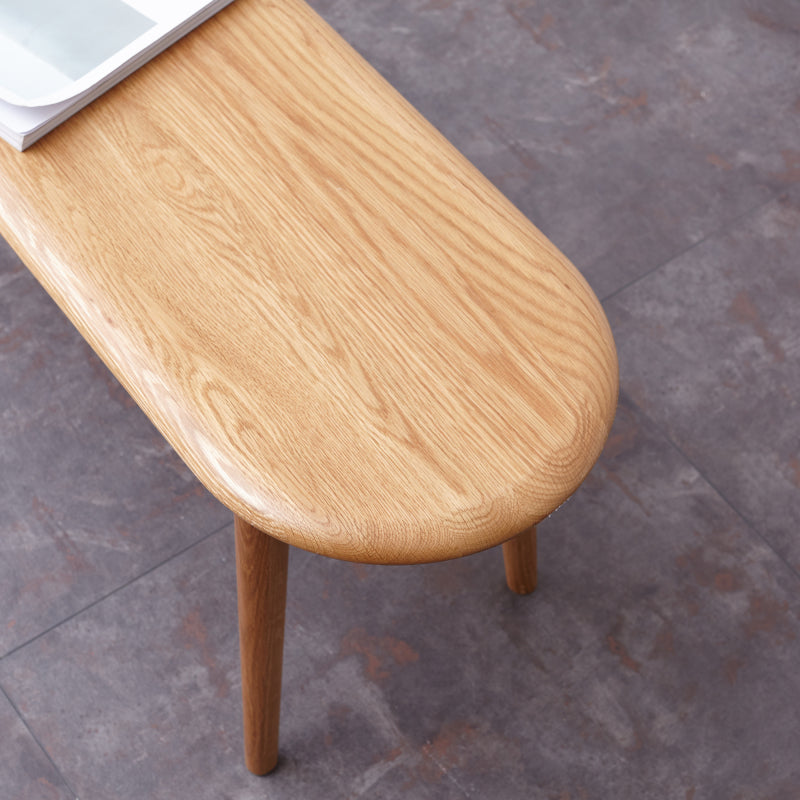 Natural Solid Oak Dining Bench for Dining Room