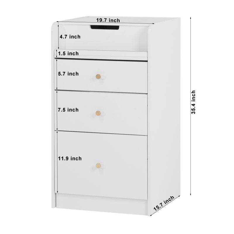 Compact Modern White Vanity Desk, Mirror & Chair for Bedroom