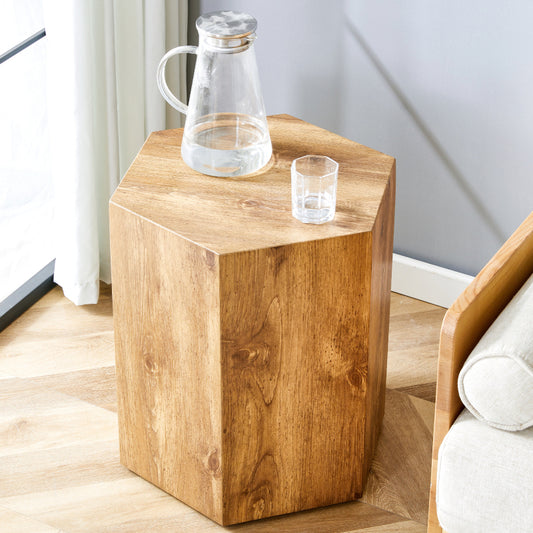 Modern MDF Coffee Table for Living Room, Textured Top