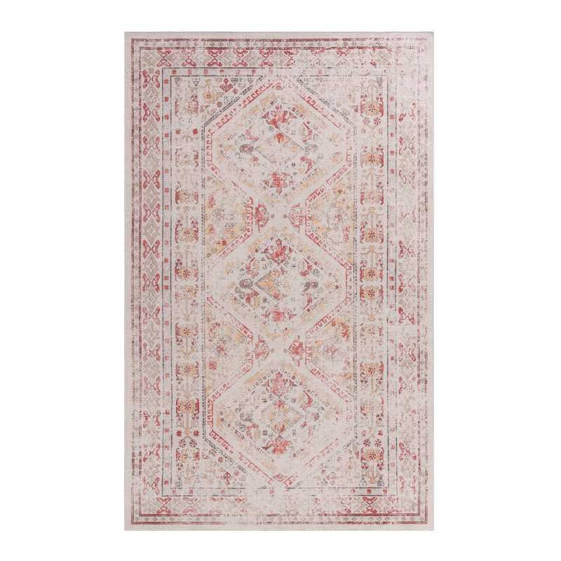 NAAR MAVAL Beige Entryway Doormat, Washable 2' x 3'