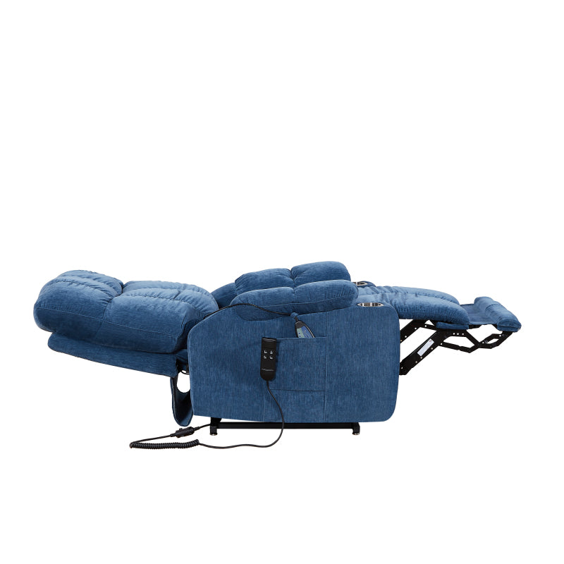 Liyasi Dual-Motor Lift Recliner for Seniors, Heat Massage