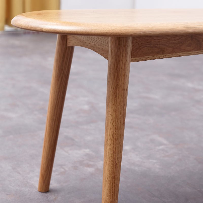 Natural Solid Oak Dining Bench for Dining Room