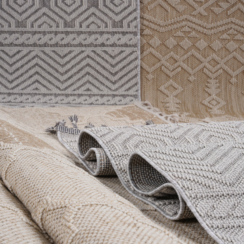 NAAR Guros Geometric Indoor/Outdoor All-Weather Rug 8x10