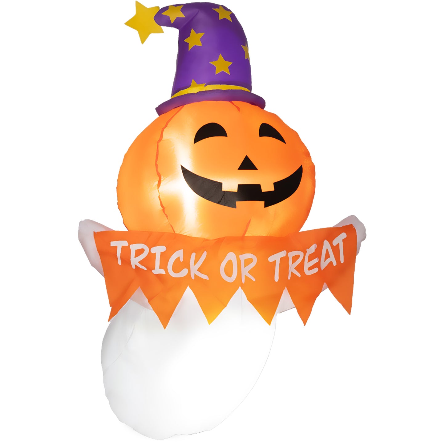 Outsunny Halloween Light-Up Inflatable Ghost, Indoor/Outdoor