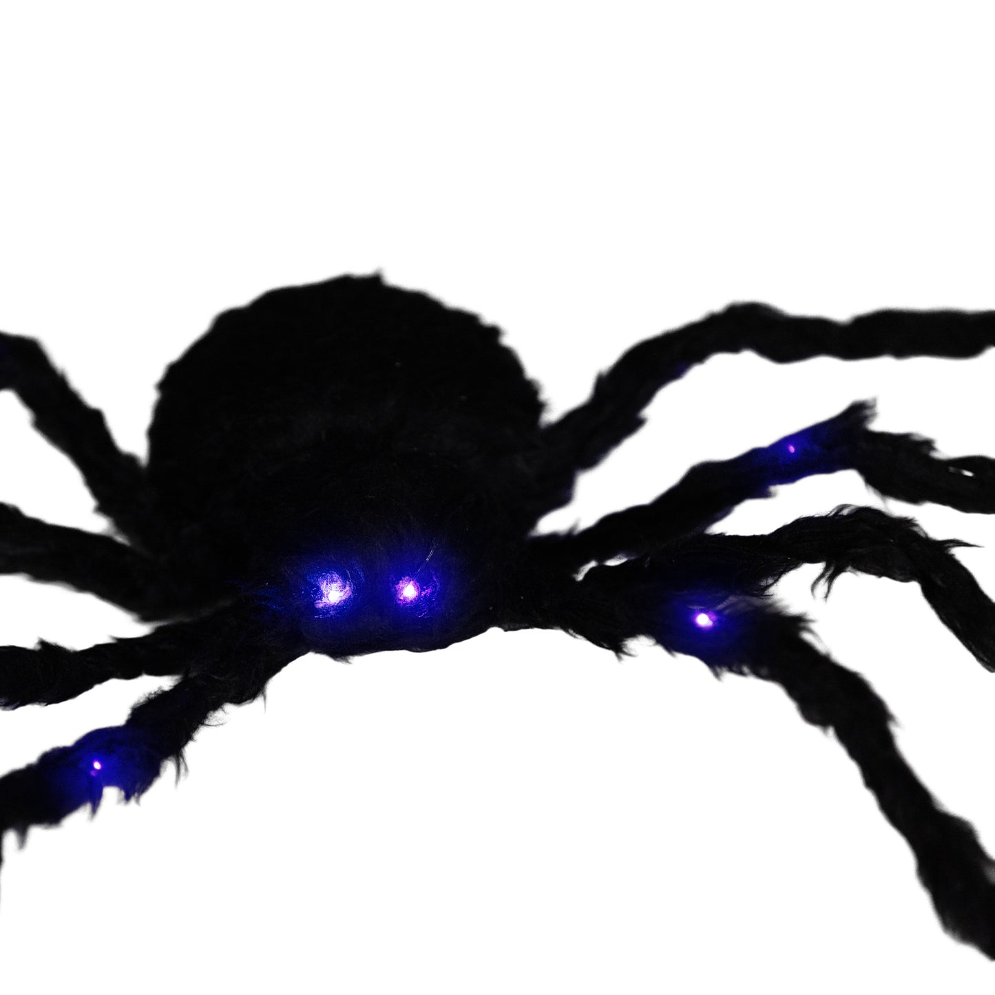 HOMCOM Oversized Halloween Spider, Outdoor LED Bendable Legs