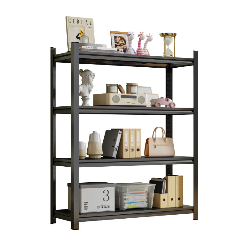 Industrial 4-Tier Metal Rack for Home & Garage, Adjustable