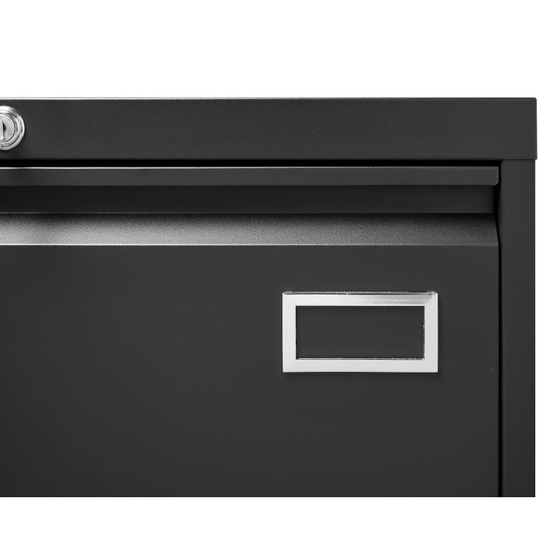 Sleek 3-Drawer Lateral File Cabinet for Home Office, Locking