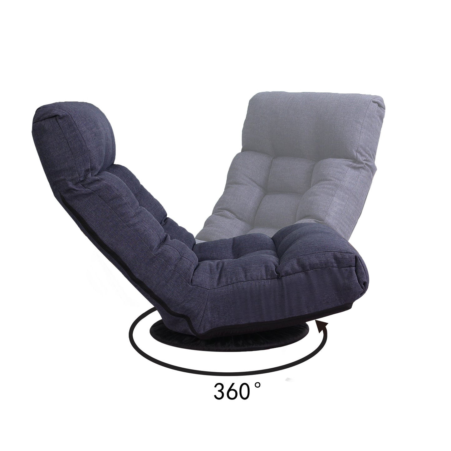 Japanese-Style Floor Chair for Balcony - Adjustable Recline
