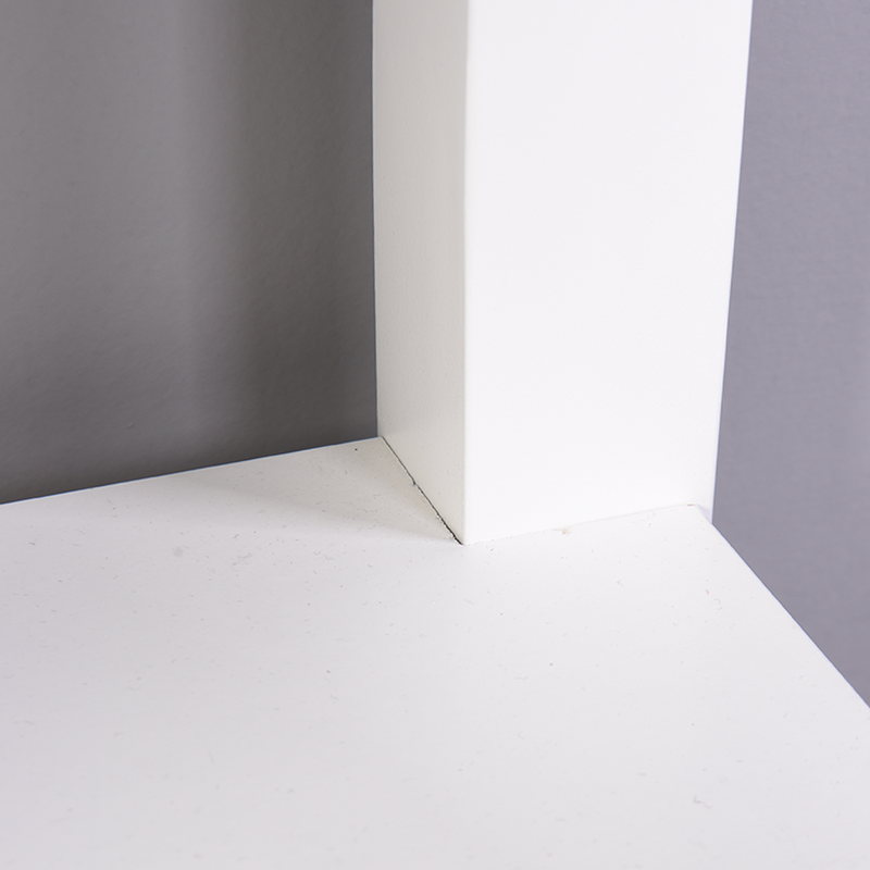 Modern White Bathroom Storage Table with Drawer