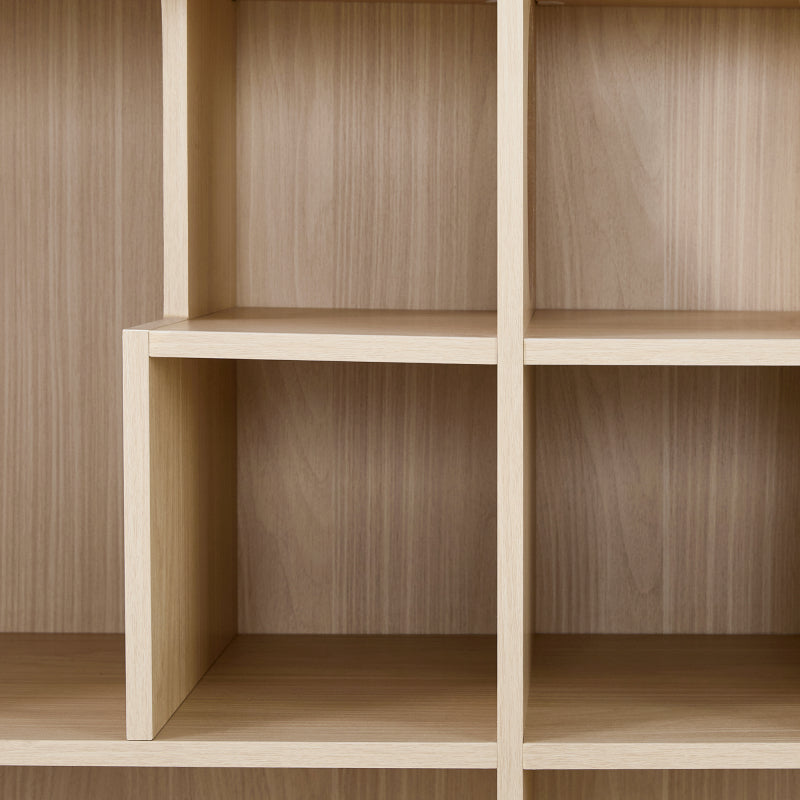 Modern Cat House Bookcase for Living Room Hidden Litter Box