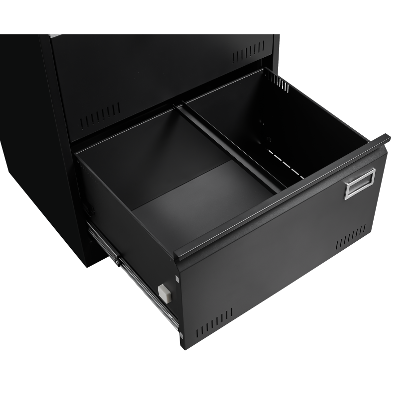 Sleek 3-Drawer Lateral File Cabinet for Home Office, Locking
