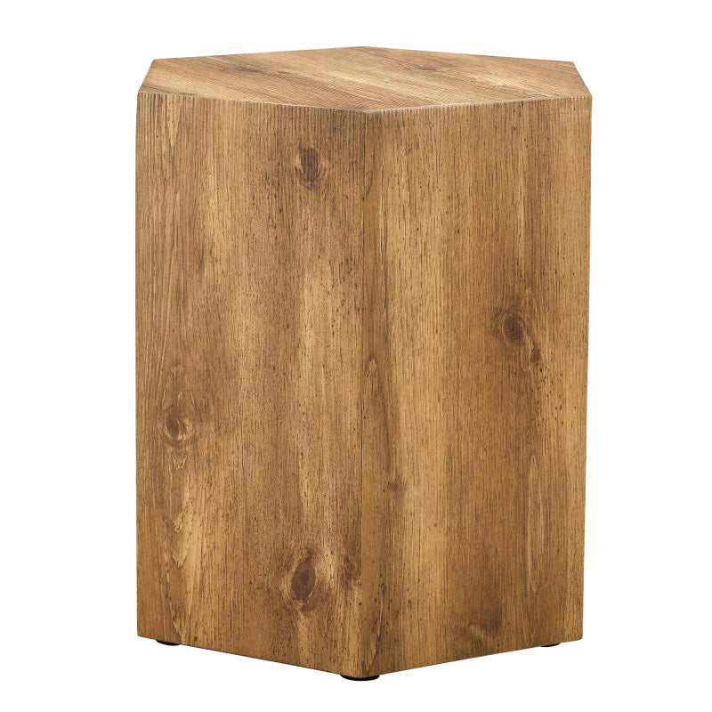 Modern MDF Coffee Table for Living Room, Textured Top