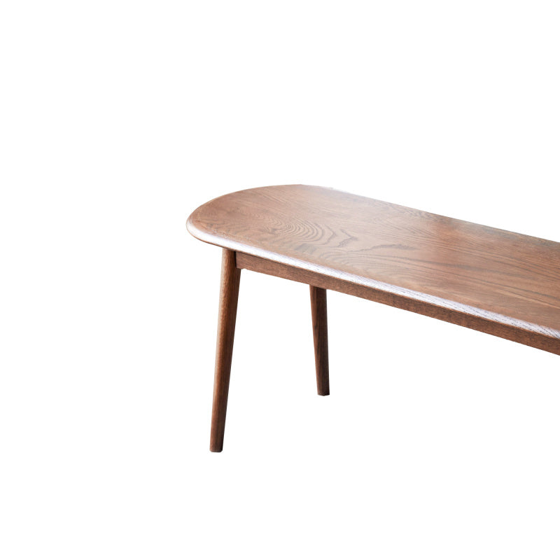 Scandi Solid Oak Bench for Dining Room or End of Bed