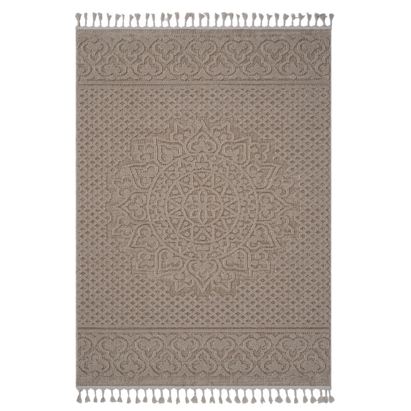 NAAR Guros Medallion Runner Rug, Indoor/Outdoor, Easy-Care