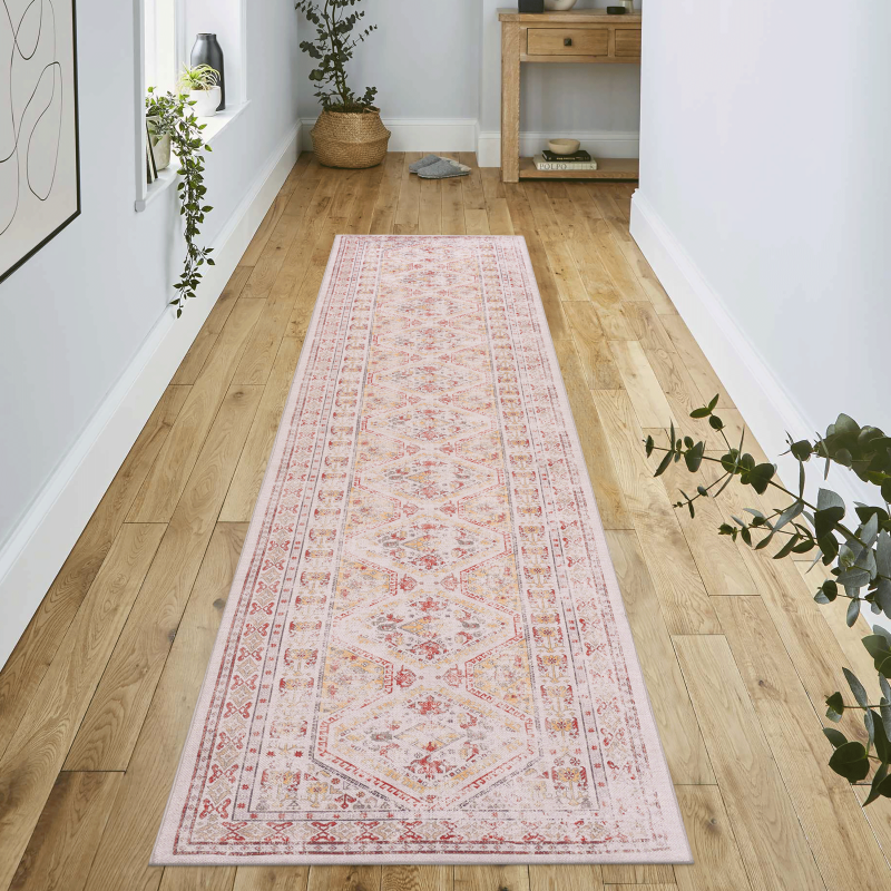 NAAR MAVAL Beige Entryway Doormat, Washable 2' x 3'