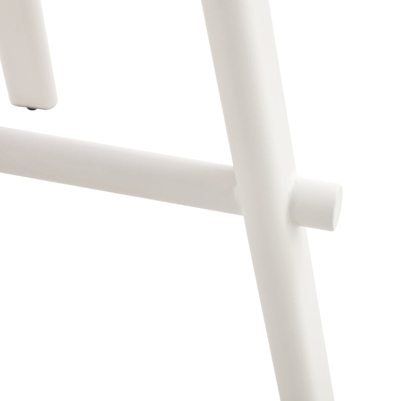 Modern Round Dining Table, Dining Room, 42-Inch White Top