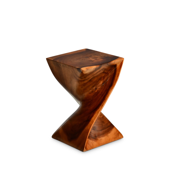 Paloma Modern Side Table for Living Room, Dark Brown