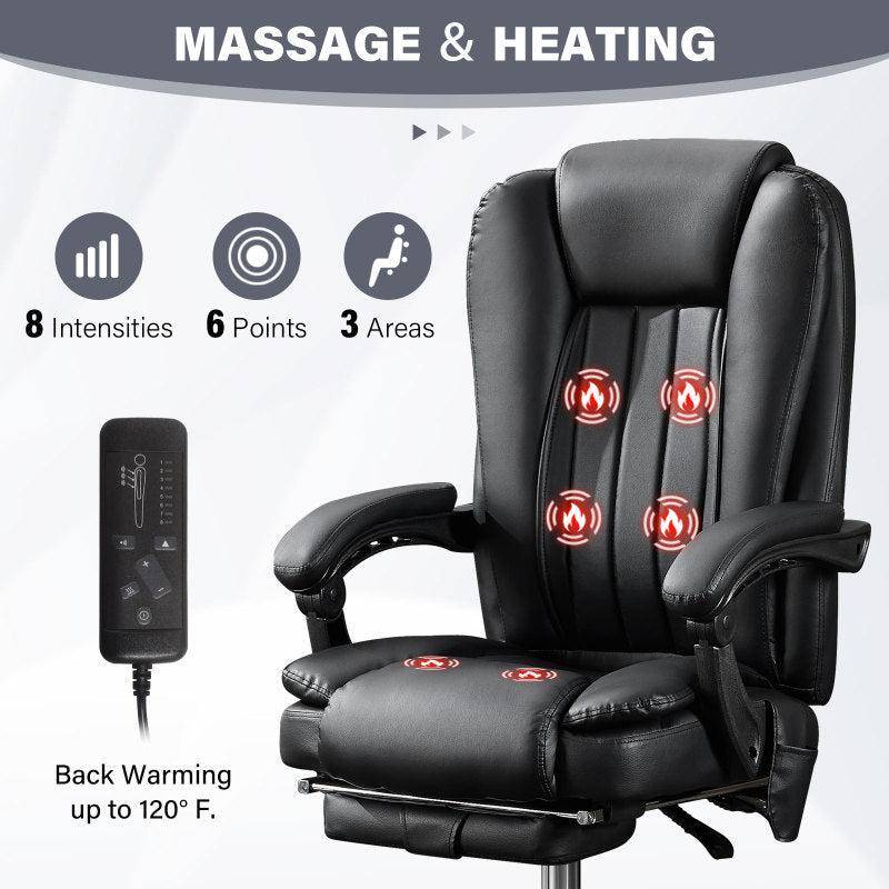 Executive Office Chair for Home Office with Heat & Massage