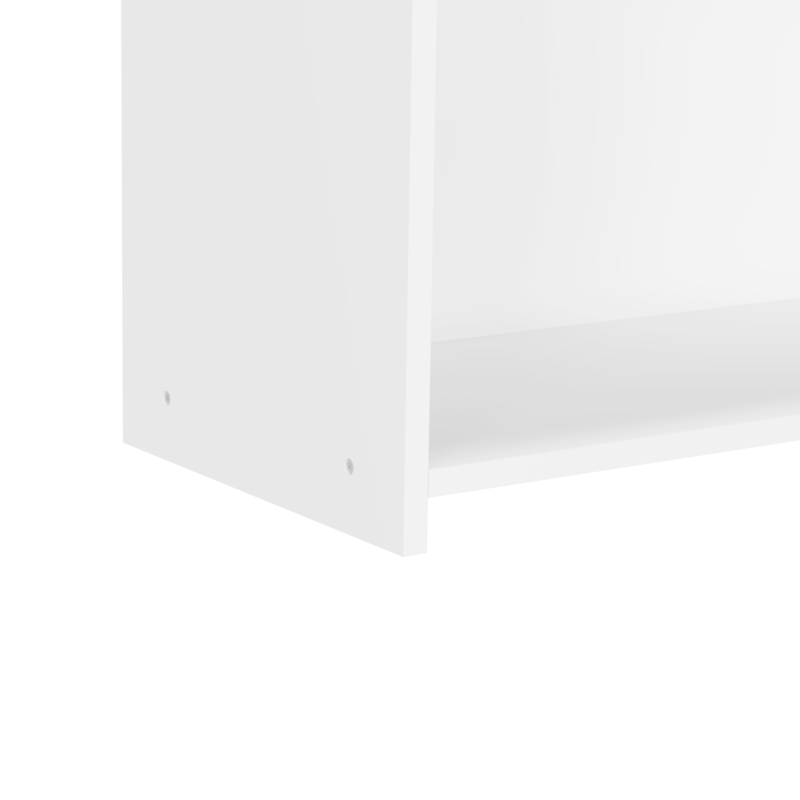 Modern Kids Bookcase for Nursery & Playroom with 4 Cubbies