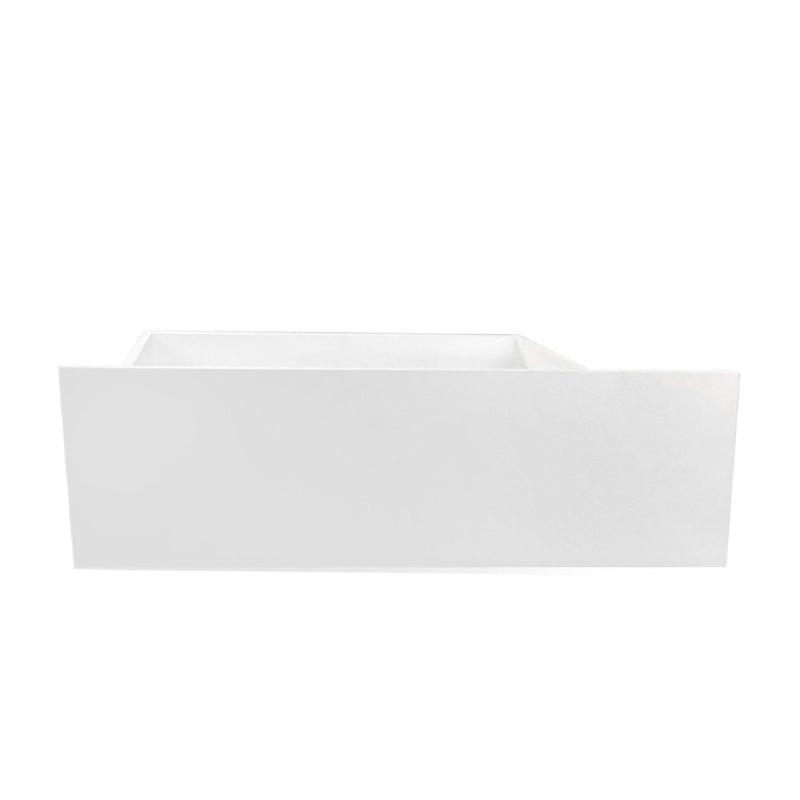Modern 6-Drawer Double Dresser for Bedroom, Sleek White