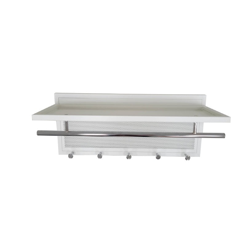Esyspot Modern Wall Hook Shelf for Entryway, Powder-Coated