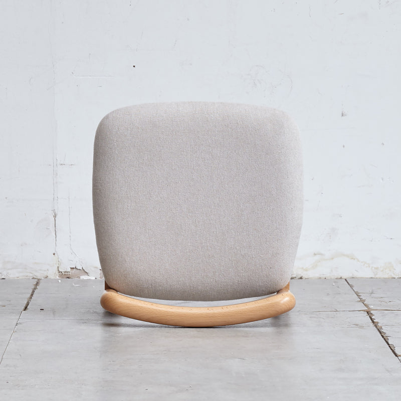 Natural Solid Beech Wood Vanity Stool for Bedroom & Dining