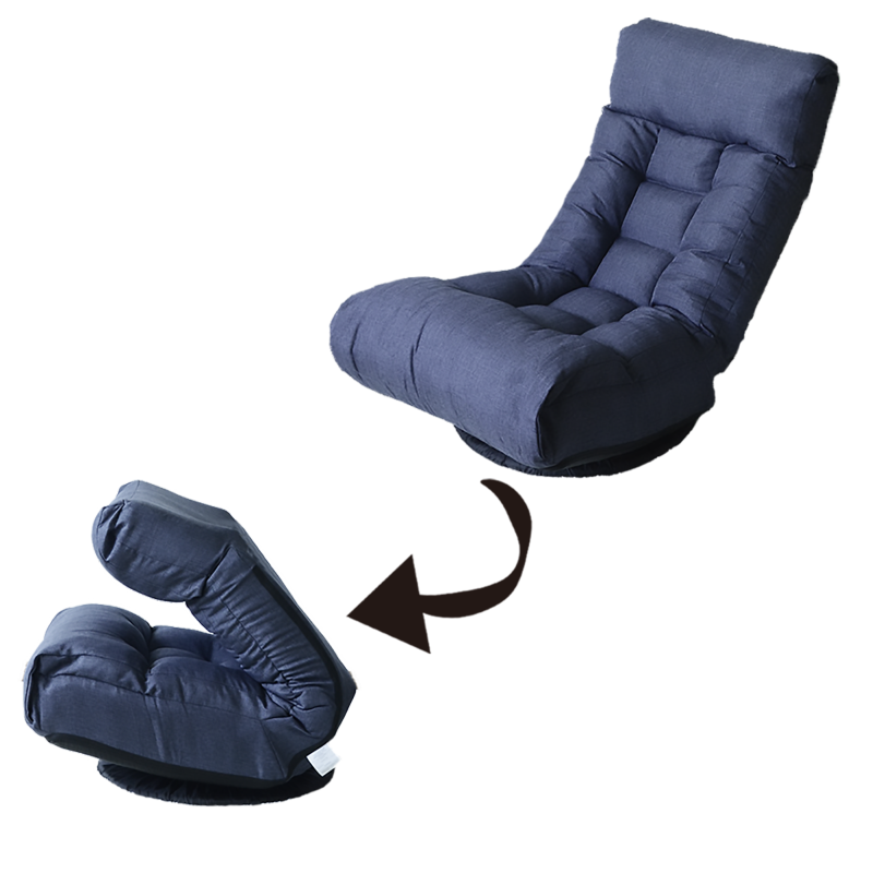 Japanese-Style Floor Chair for Balcony - Adjustable Recline