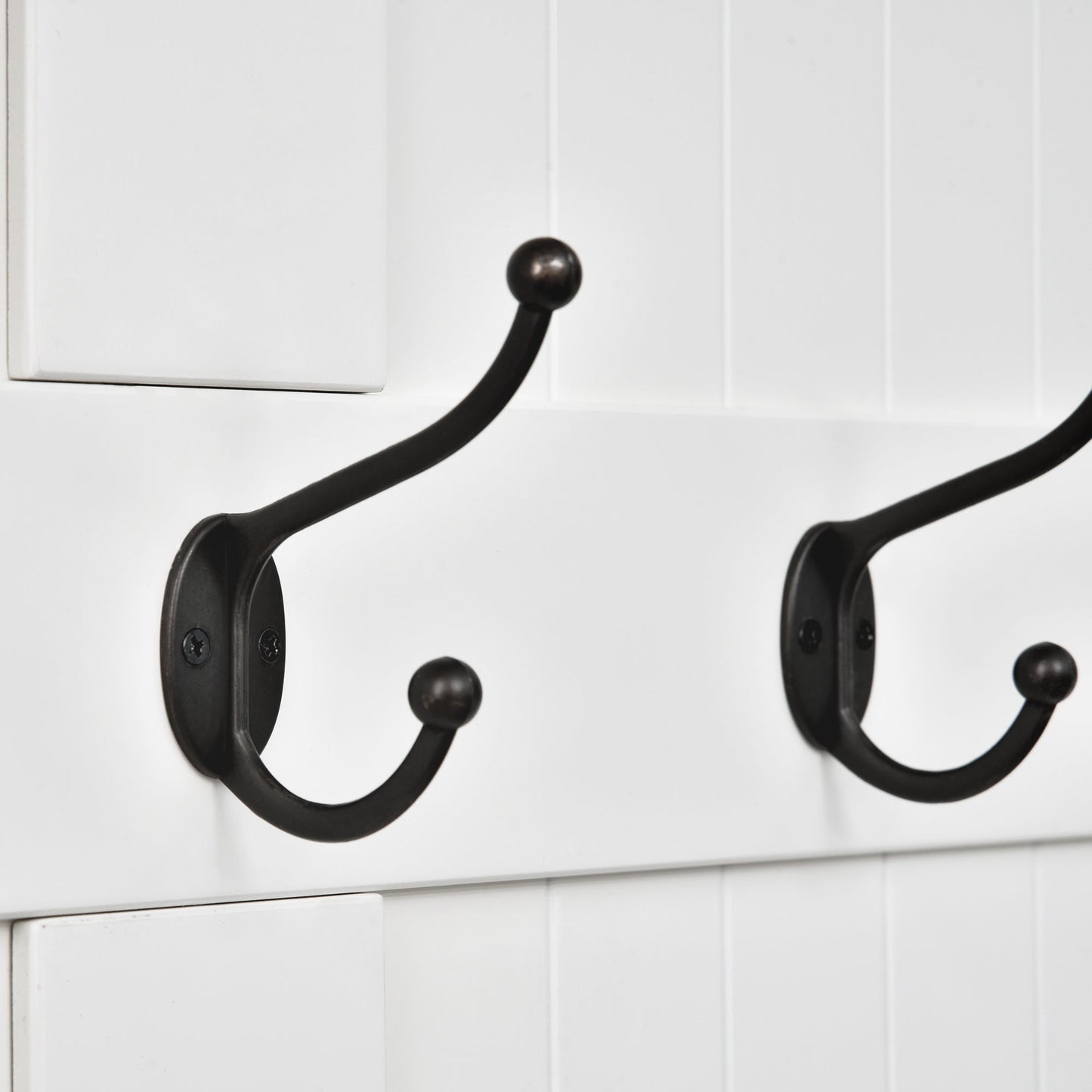 HOMCOM Modern Hall Tree for Entryway, Bench & Shoe Storage