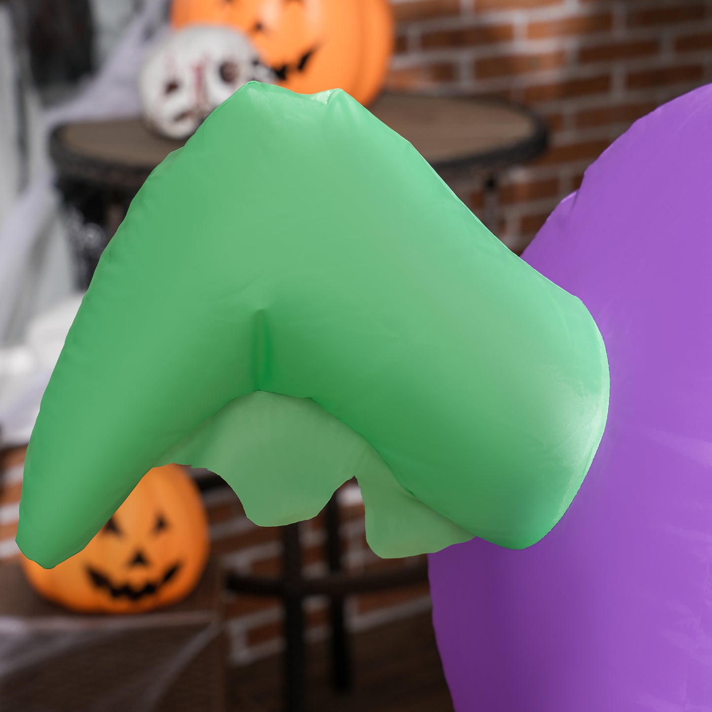 Outsunny Halloween Inflatable Yard Arch 8ft Pumpkins & Bats