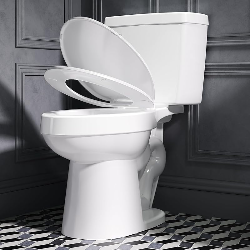 ELLAI Modern ADA Chair-Height Toilet for Bath, 1.28 GPF