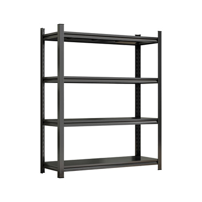 Industrial 4-Tier Metal Rack for Home & Garage, Adjustable