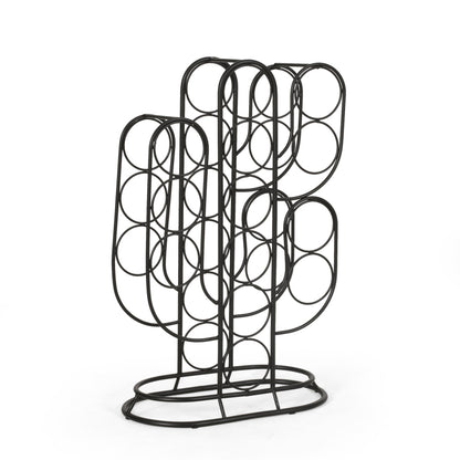 Sleek Wine Rack for Home Bar or Kitchen, Space-Saving